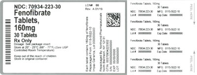 Label (70934 223 30   Rev A 01 19)